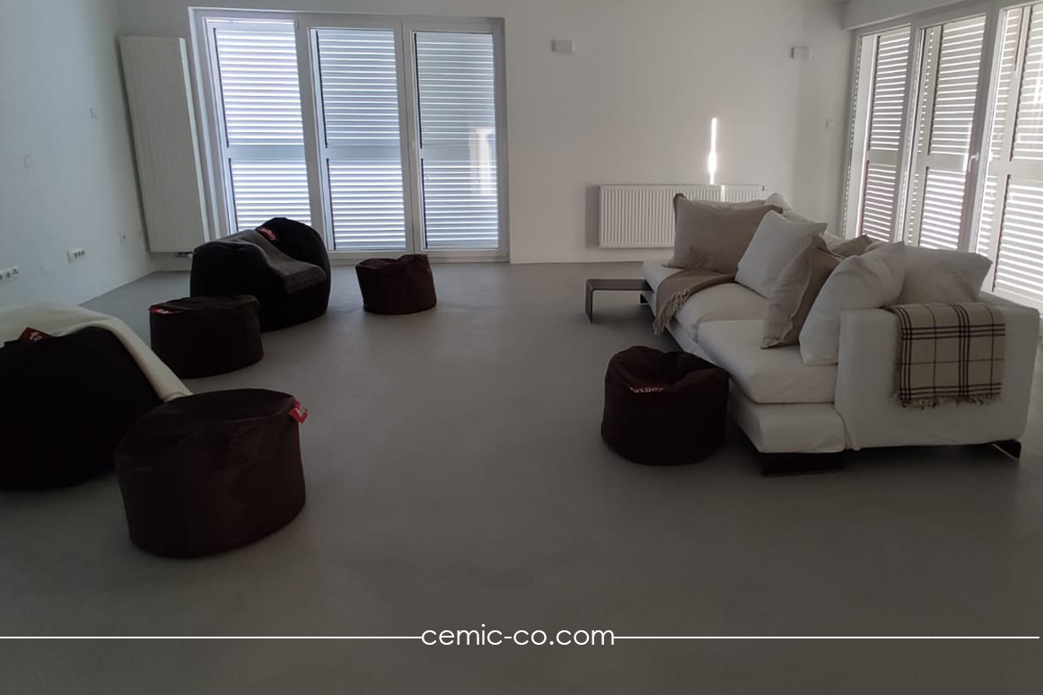 میکروسمنت با گرمایش از کف